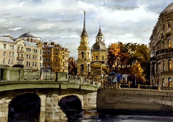 Художник акварелист Сергей Алексеев