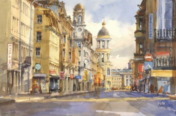 Алексей Шалаев городской пейзаж