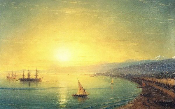 Айвазовский. Неаполитанский залив. 1841