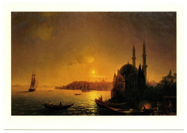 Айвазовский Иван Константинович. Вид Одессы в лунную ночь