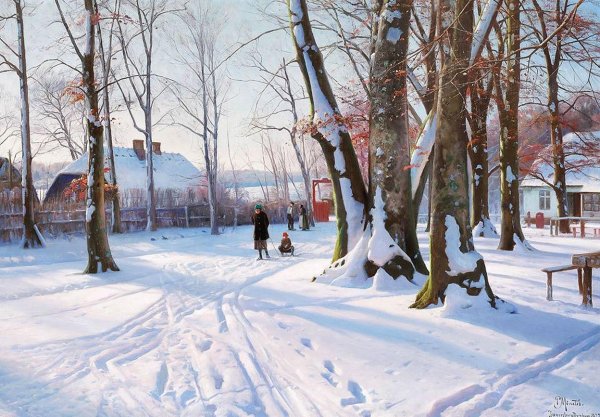 Peder Mork Monsted зима