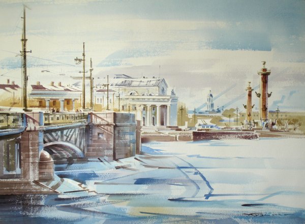 Картины мастихином масло Питер