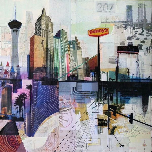 Коллаж современного города