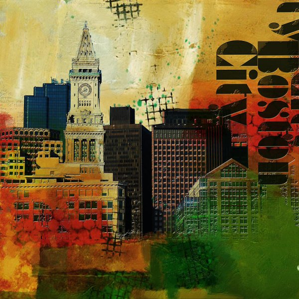 Коллаж современного города