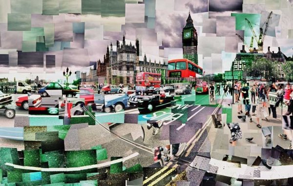 Коллаж современного города