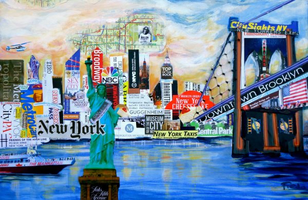 Коллаж образ города