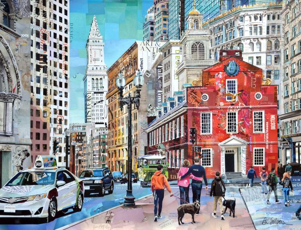 Бостон рисунок