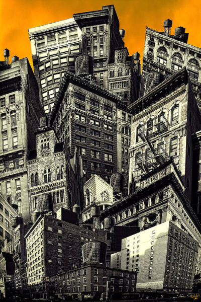 Коллаж современная архитектура