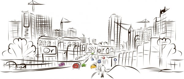 Реклама города в графике