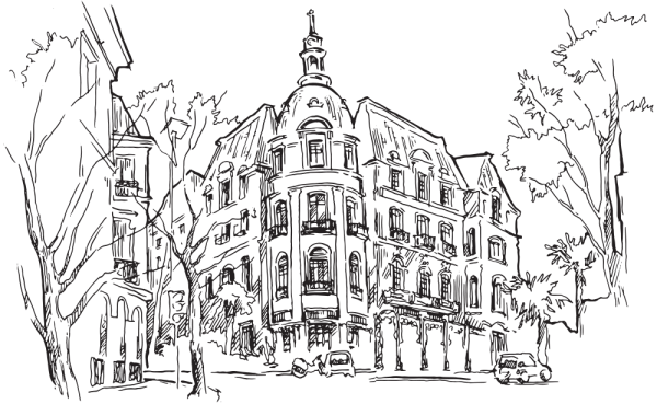 Контур старого города