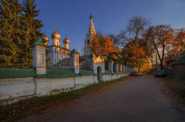 Кострома осенью церкви