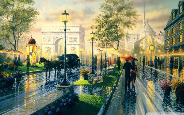 Афремов Леонид художник картины с мостиком