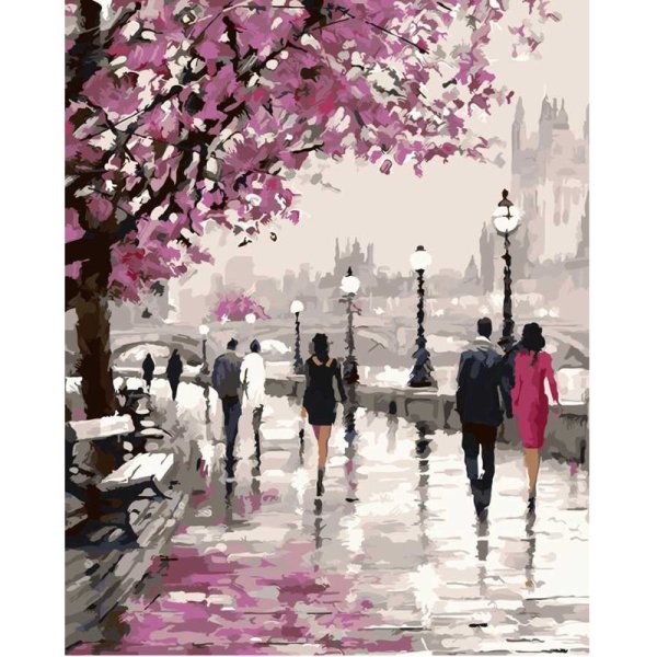 Скатерть ПВХ 60х90 см Париж