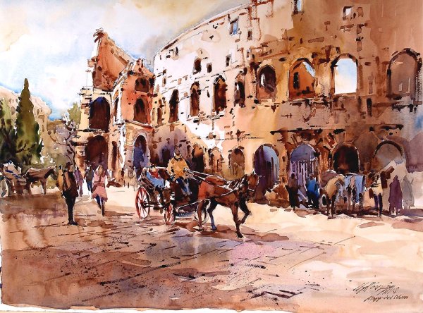 Живопись Пантеон Рим