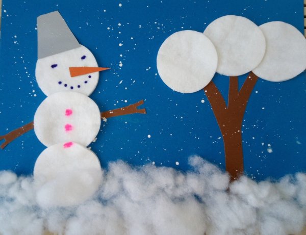 Детские работы на тему зима
