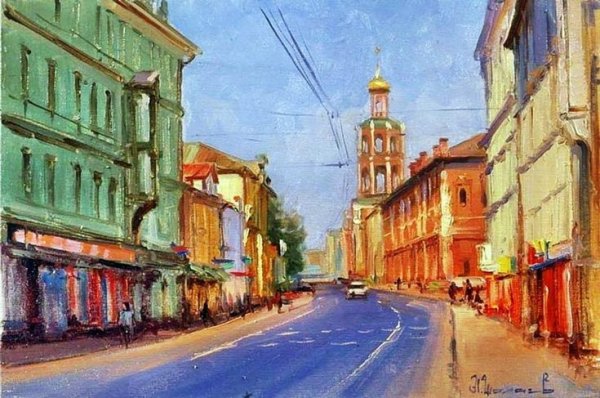 Алексей Шалаев городской пейзаж Китай город