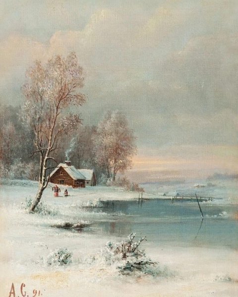 Алексей Кондратьевич Саврасов картины