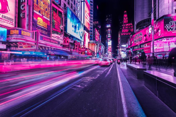 ТАЙМСКВЕР Нью-Йорк неон