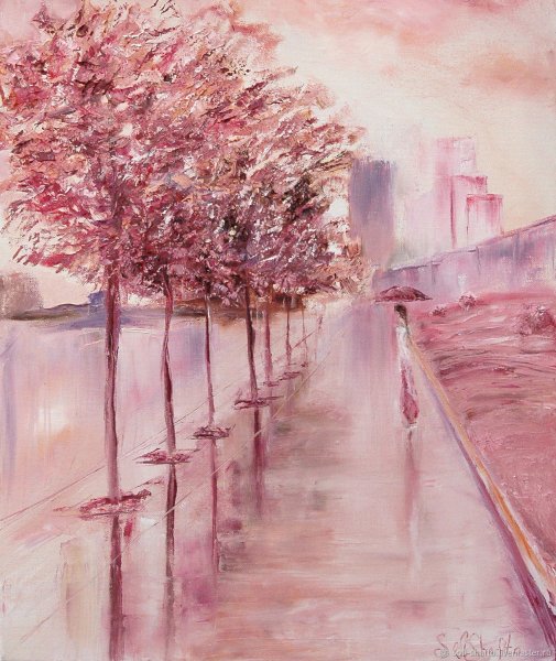 Пейзаж в пастельных тонах