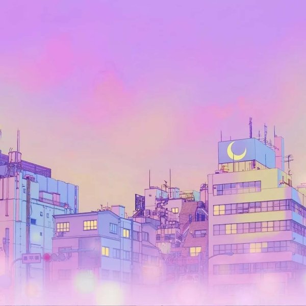 Япония Эстетика пастельные тона аниме