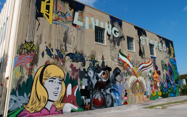 Лос Анджелес настенная живопись