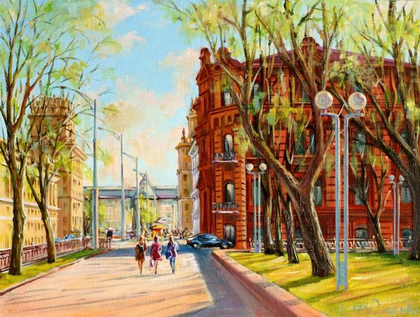 Городской пейзаж Минск