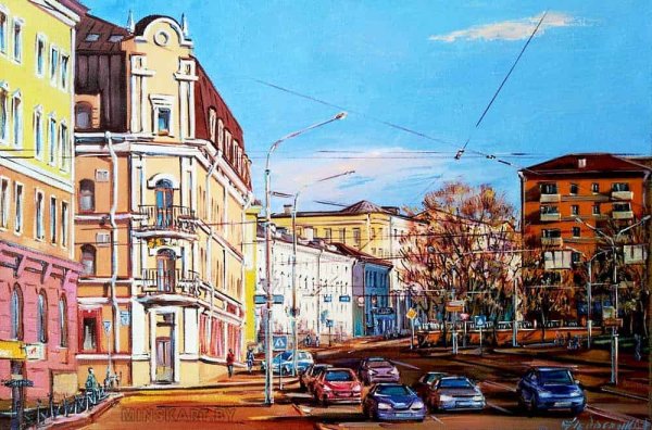 Городской пейзаж Минск