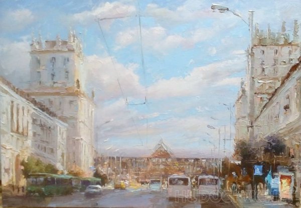 Роман Федосенко городские пейзажи Минска