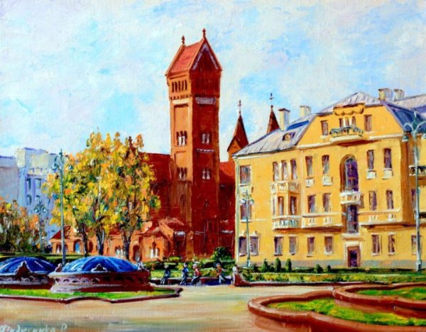 Городские пейзажи Алексей Корабельников