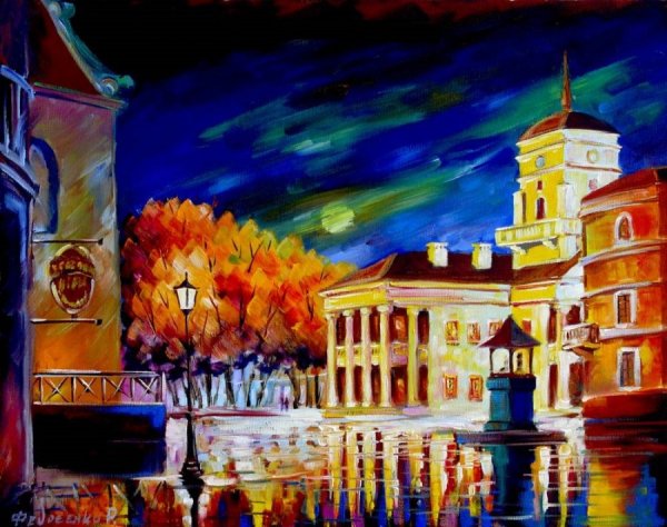 Роман Федосенко городские пейзажи Минска