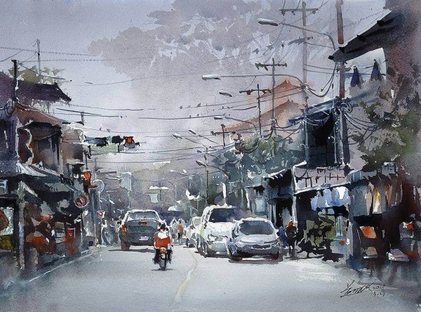 Китайский художник Кван Йюк Панг (Kwan Yeuk pang)