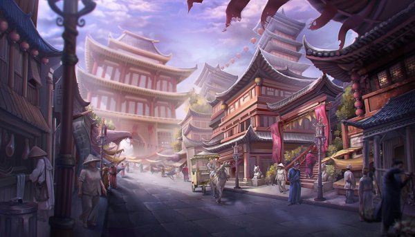 Художник Лиу Маошан