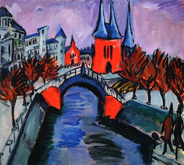 Эрнст Людвиг Кирхнер пейзажи