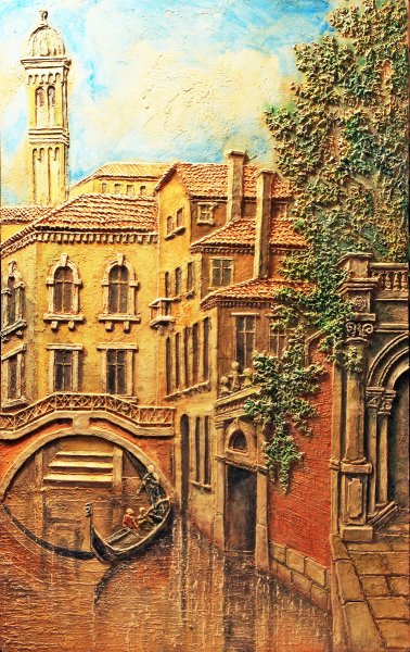 Барельеф улочки Италии