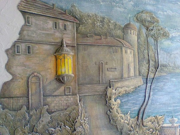 Барельеф Венеция замок