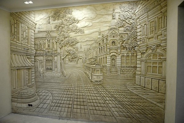 Гипсовые фрески на стену