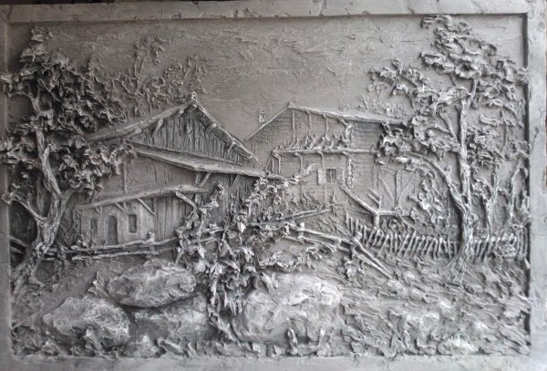 Бумажный барельеф