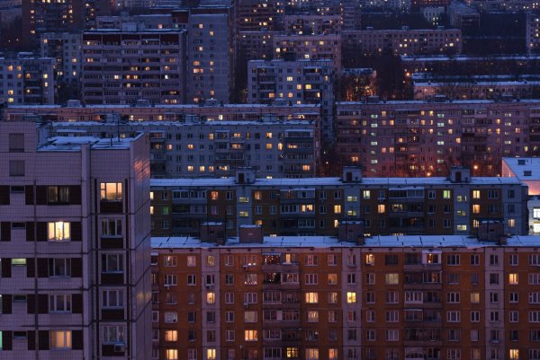 Арт крыши многоэтажек