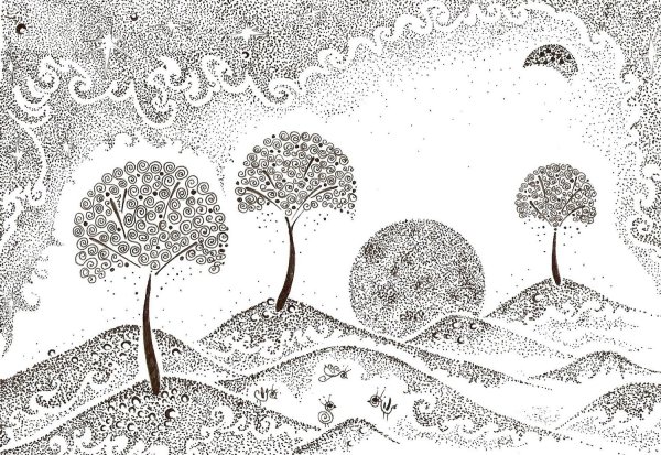 Картины в технике Графика