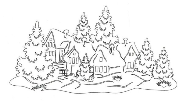 Зимний лес для детей дошкольного возраста