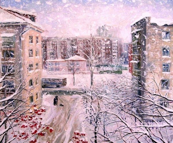 Екатерина Тютина-Зайкова художник снегопад