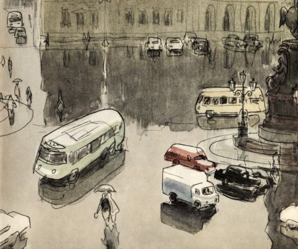 Художник Кокорин Ленинградские рыбаки