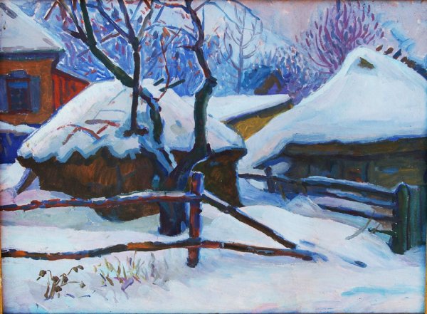 Казимир Малевич пейзаж