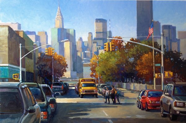 Пейзажи Нью Йорка Максима Ланчака