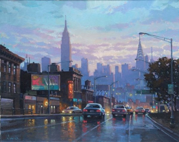 Пейзажи Нью Йорка Максима Ланчака