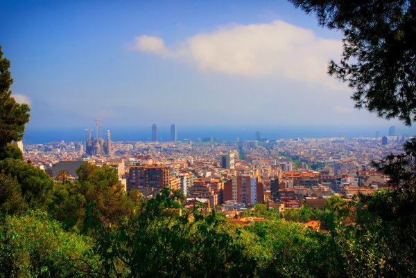 Барселона зеленый город