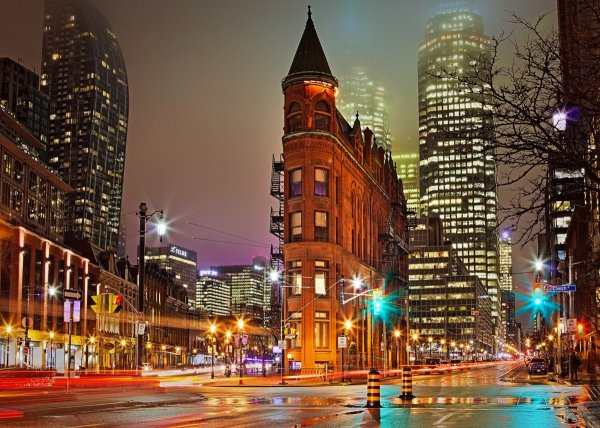 Торонто Онтарио ночной