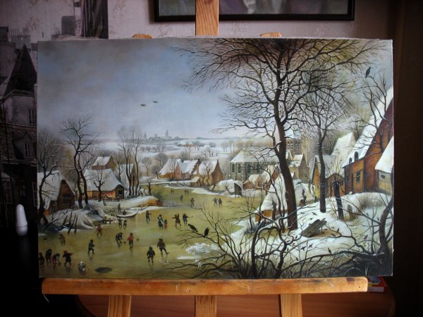 Питер брейгель старший перепись в Вифлееме 1566