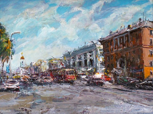 Картина Тверской проспект