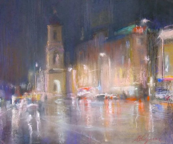 Художник Петр грибов пейзажи Твери